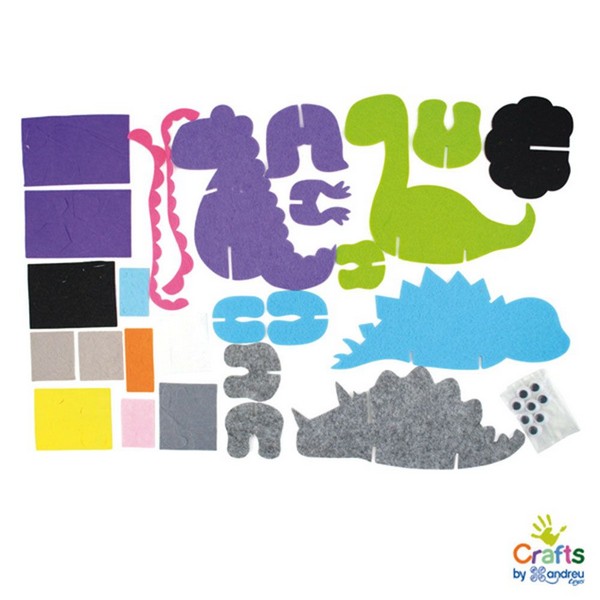 Продукт Andreu toys Динозаври - Направи и декорирай, 4 броя - 0 - BG Hlapeta